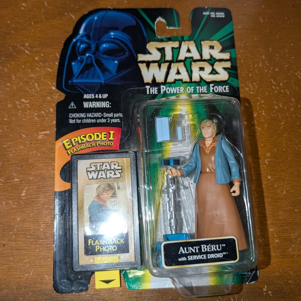 Vintage STAR WARS Aunt Beru Figure with Droid
